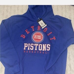 Detroit Pistons UNISEX Hooded Sweatshirt NBA Official Casual Sports Logo 2XL